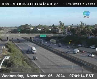 SB 805 at El Cajon Blvd (On Ramp)