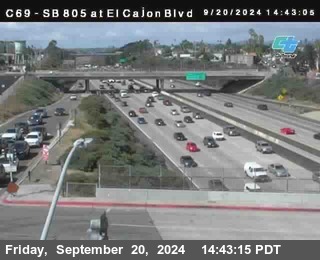 SB 805 at El Cajon Blvd (On Ramp)