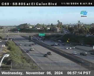 SB 805 at El Cajon Blvd (On Ramp)