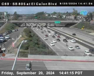 SB 805 at El Cajon Blvd (On Ramp)