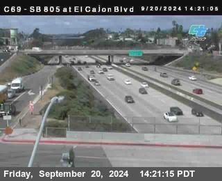 SB 805 at El Cajon Blvd (On Ramp)