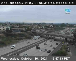 SB 805 at El Cajon Blvd (On Ramp)