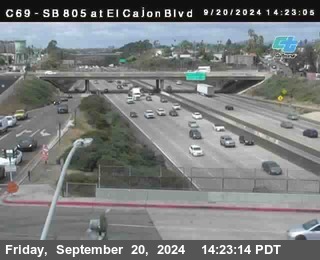 SB 805 at El Cajon Blvd (On Ramp)