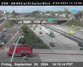 SB 805 at El Cajon Blvd (On Ramp)