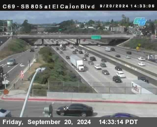 SB 805 at El Cajon Blvd (On Ramp)