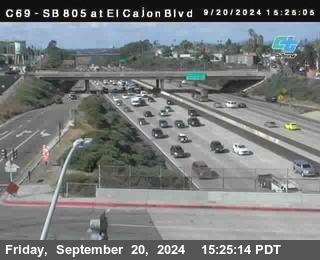 SB 805 at El Cajon Blvd (On Ramp)