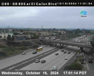 SB 805 at El Cajon Blvd (On Ramp)