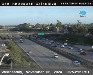 SB 805 at El Cajon Blvd (On Ramp)