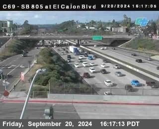 SB 805 at El Cajon Blvd (On Ramp)