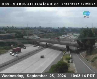 SB 805 at El Cajon Blvd (On Ramp)