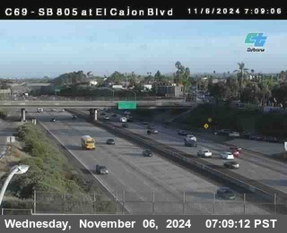 SB 805 at El Cajon Blvd (On Ramp)