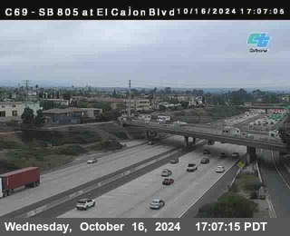 SB 805 at El Cajon Blvd (On Ramp)