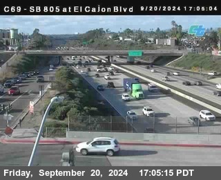 SB 805 at El Cajon Blvd (On Ramp)