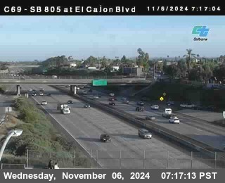 SB 805 at El Cajon Blvd (On Ramp)