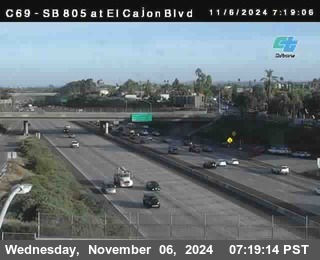 SB 805 at El Cajon Blvd (On Ramp)