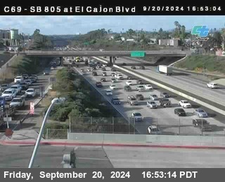 SB 805 at El Cajon Blvd (On Ramp)