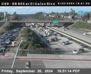 SB 805 at El Cajon Blvd (On Ramp)