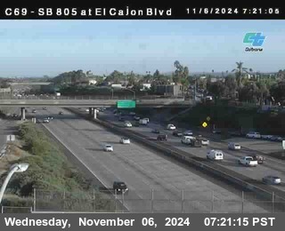 SB 805 at El Cajon Blvd (On Ramp)