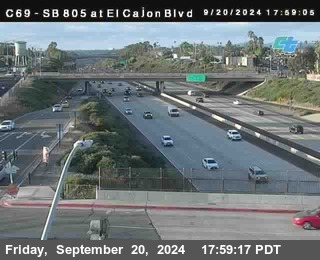 SB 805 at El Cajon Blvd (On Ramp)