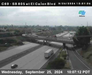 SB 805 at El Cajon Blvd (On Ramp)