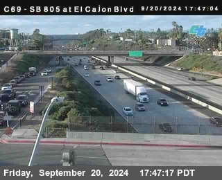 SB 805 at El Cajon Blvd (On Ramp)