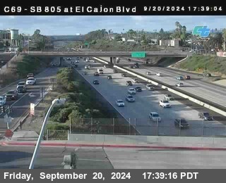 SB 805 at El Cajon Blvd (On Ramp)