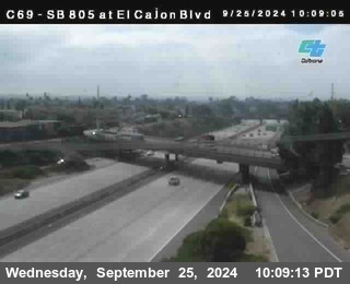 SB 805 at El Cajon Blvd (On Ramp)