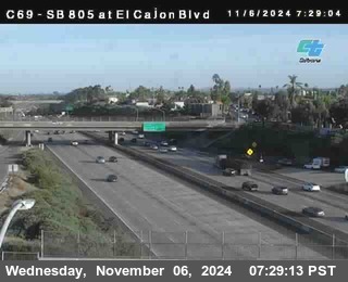 SB 805 at El Cajon Blvd (On Ramp)