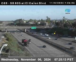 SB 805 at El Cajon Blvd (On Ramp)