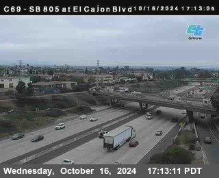 SB 805 at El Cajon Blvd (On Ramp)