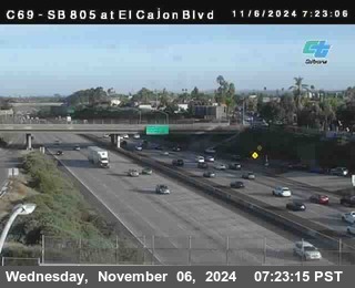 SB 805 at El Cajon Blvd (On Ramp)