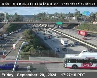 SB 805 at El Cajon Blvd (On Ramp)