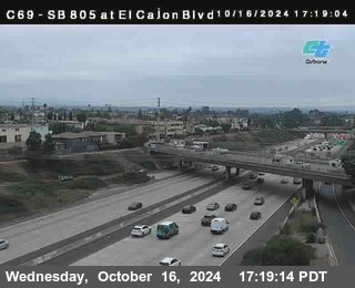 SB 805 at El Cajon Blvd (On Ramp)