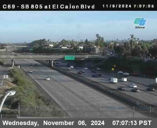 SB 805 at El Cajon Blvd (On Ramp)