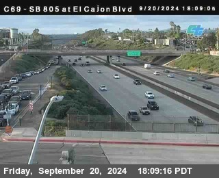 SB 805 at El Cajon Blvd (On Ramp)