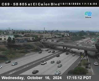 SB 805 at El Cajon Blvd (On Ramp)