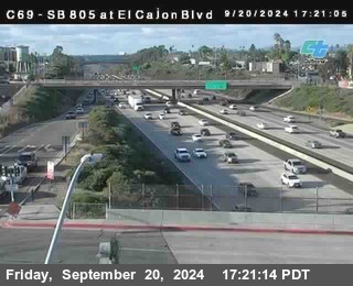 SB 805 at El Cajon Blvd (On Ramp)