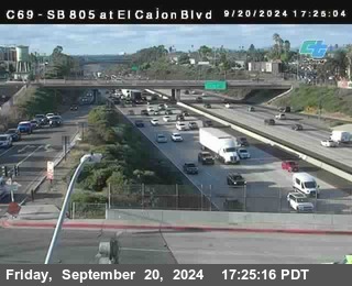 SB 805 at El Cajon Blvd (On Ramp)