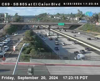 SB 805 at El Cajon Blvd (On Ramp)