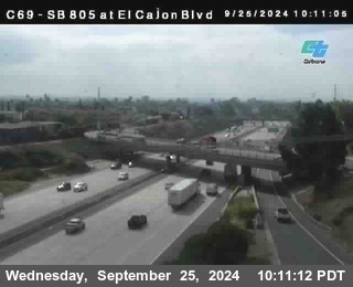 SB 805 at El Cajon Blvd (On Ramp)