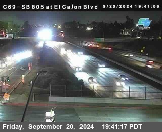 SB 805 at El Cajon Blvd (On Ramp)