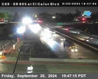 SB 805 at El Cajon Blvd (On Ramp)