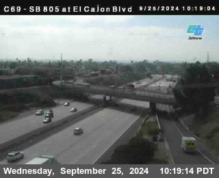 SB 805 at El Cajon Blvd (On Ramp)