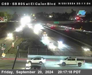 SB 805 at El Cajon Blvd (On Ramp)