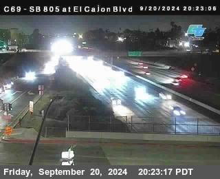 SB 805 at El Cajon Blvd (On Ramp)