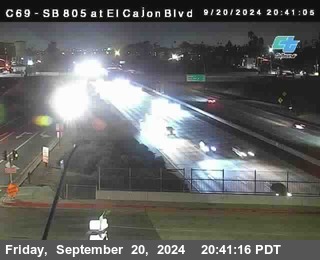 SB 805 at El Cajon Blvd (On Ramp)