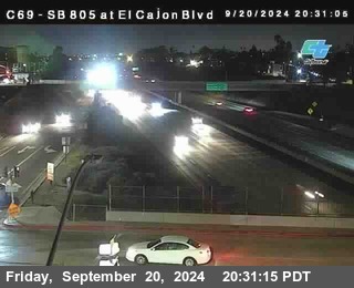 SB 805 at El Cajon Blvd (On Ramp)