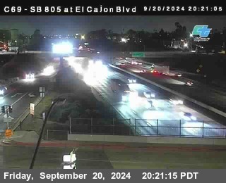 SB 805 at El Cajon Blvd (On Ramp)