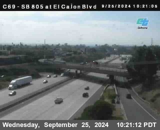 SB 805 at El Cajon Blvd (On Ramp)