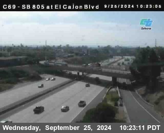 SB 805 at El Cajon Blvd (On Ramp)